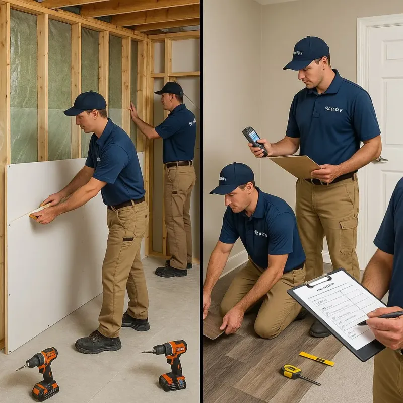 Repairs and Reconstruction process in Midwest City, OK